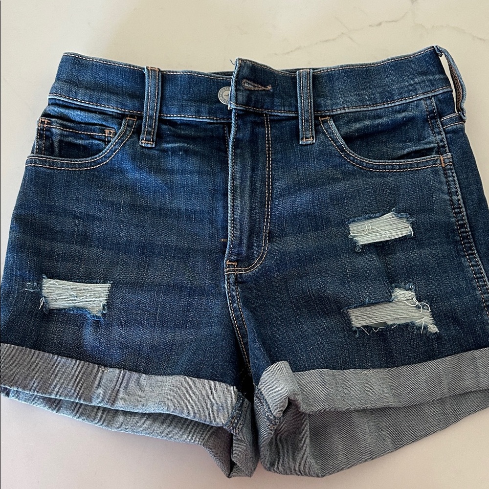 NWOT Hollister High-Rise Blue Denim Shorts